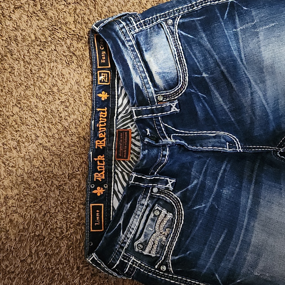 Rock Revival Linne Easy Crop Jeans